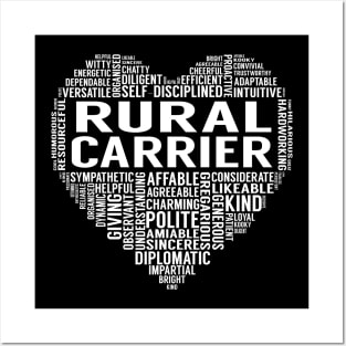 Rural Carrier Heart Posters and Art